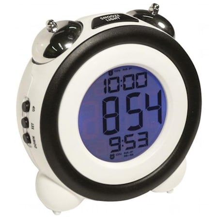 Sonnet Sonnet T-4689 Atomic LCD Mechanical Bell Alarm Clock T-4689